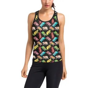 Bear Powwow Women's Racerback Tank Top