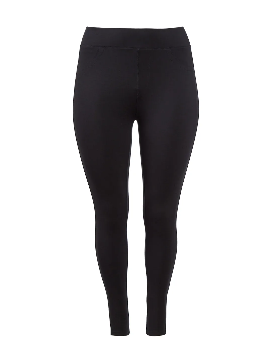 Black Mid-Rise Anna Leggings