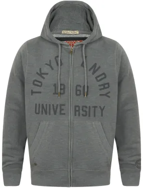 Candlewood Zip Through Hoodie in Timberwolf Grey - Tokyo Laundry