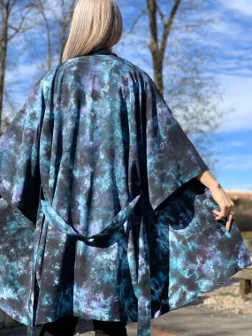 Dark matter kimono robe