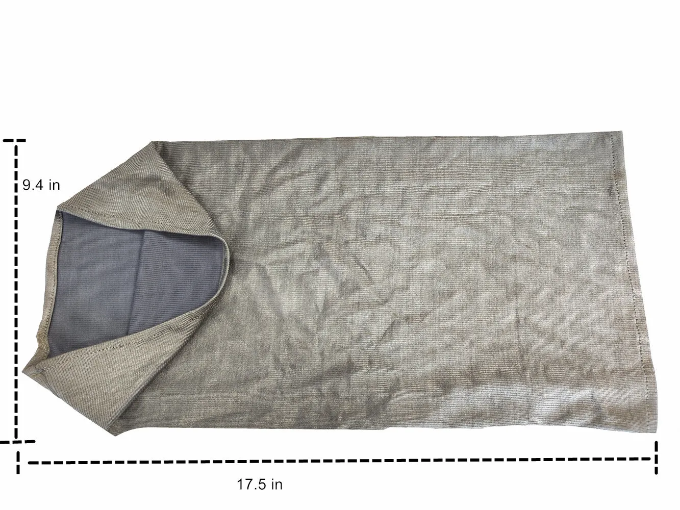 EMF Protection Bamboo Hood Gaiter with Silver Thread Anti-Radiation - Head Scarf