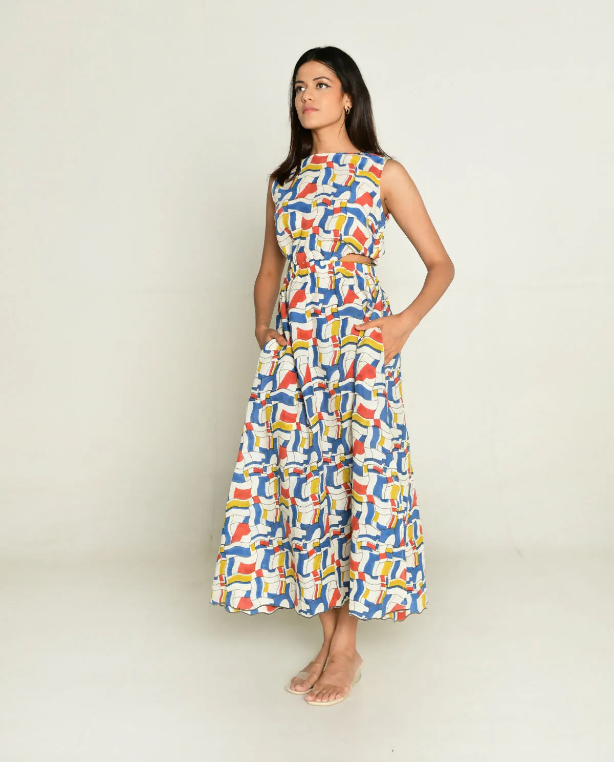 Esher Side Cut Dress