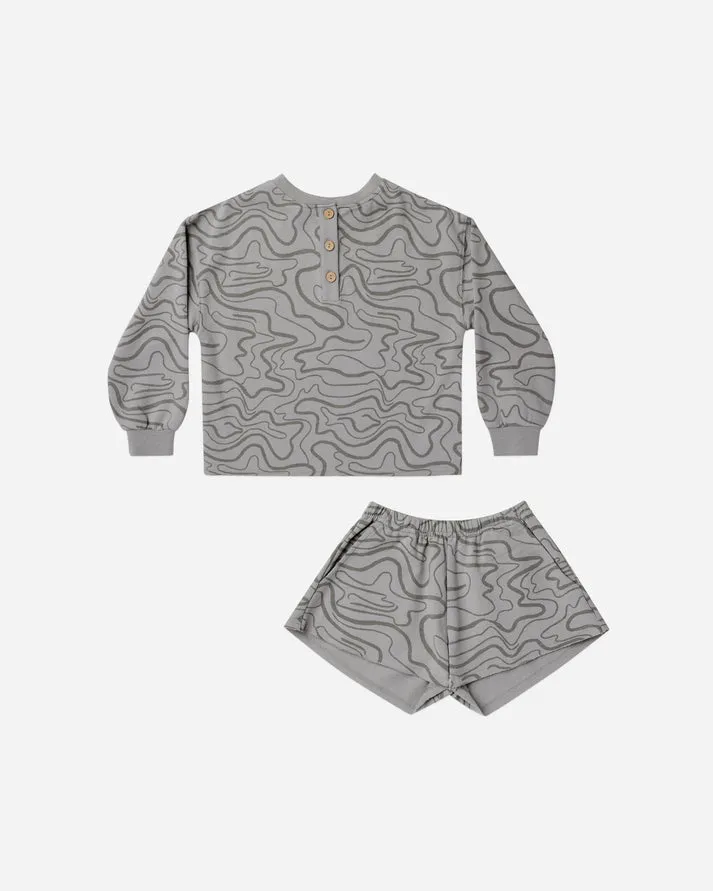 marina set || slate marble by rylee   cru