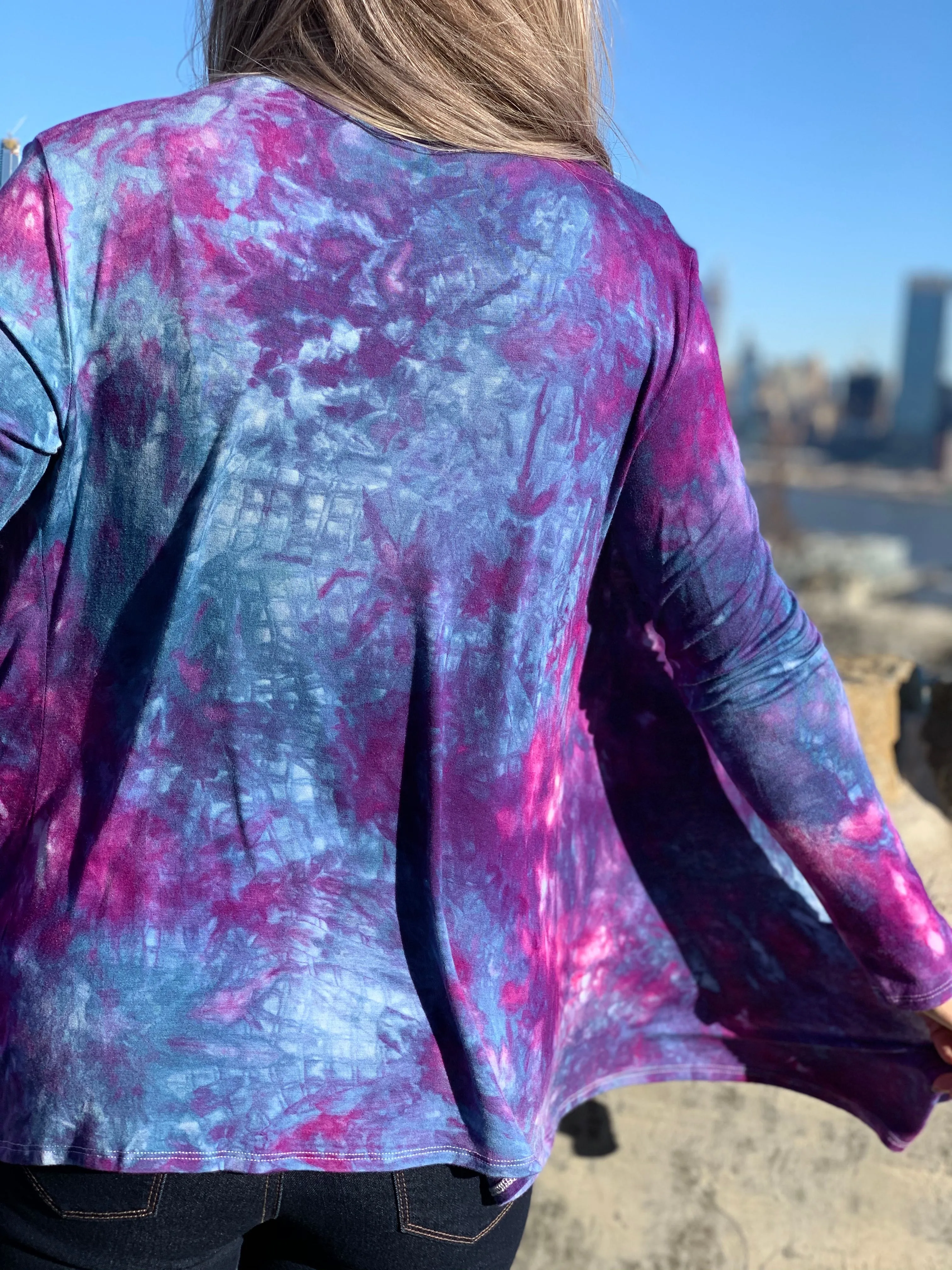 Storm clouds l/s cardigan