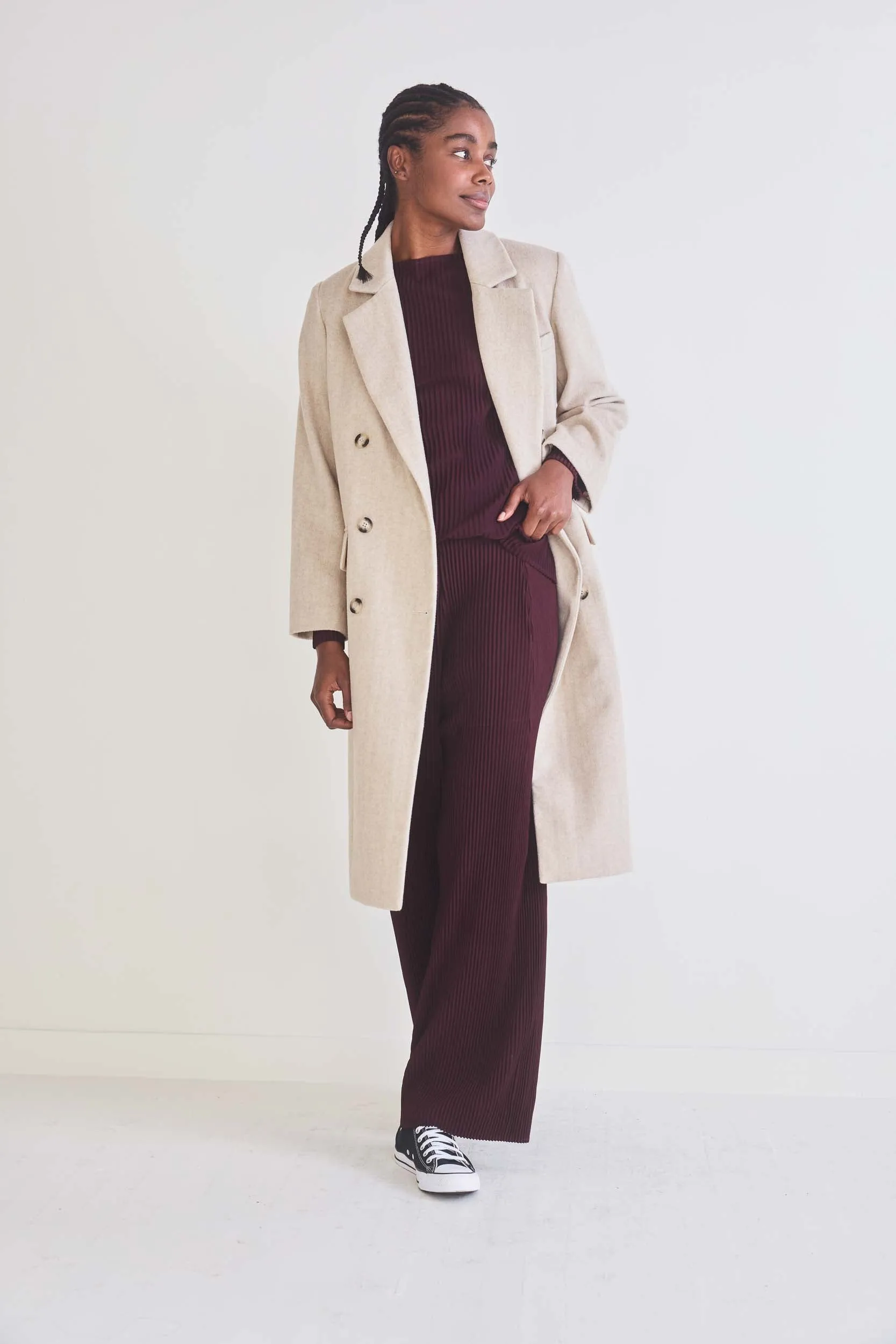 The Soho Long Wool Coat